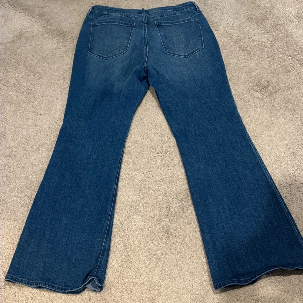 Old Navy Dark Blue Flare Jeans - Picture 3 of 3